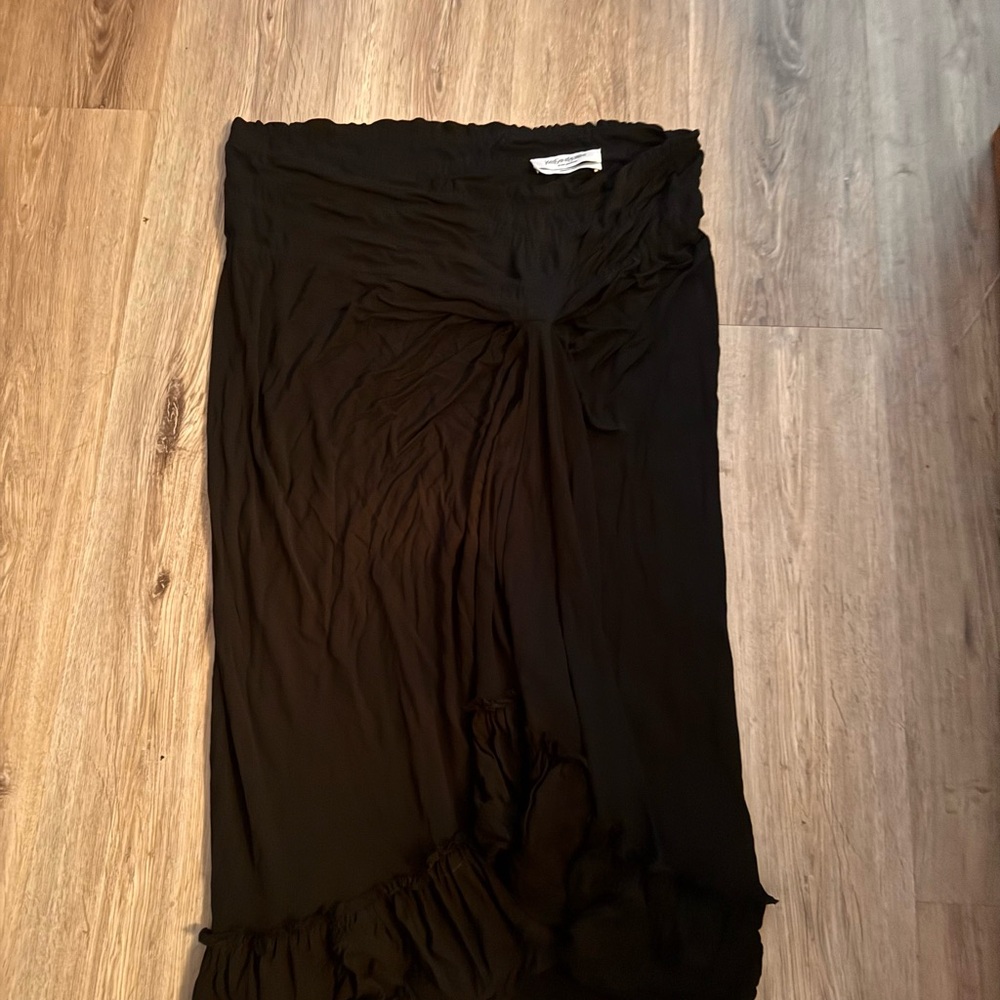 Yves Saint Laurent Black Maxi Skirt
